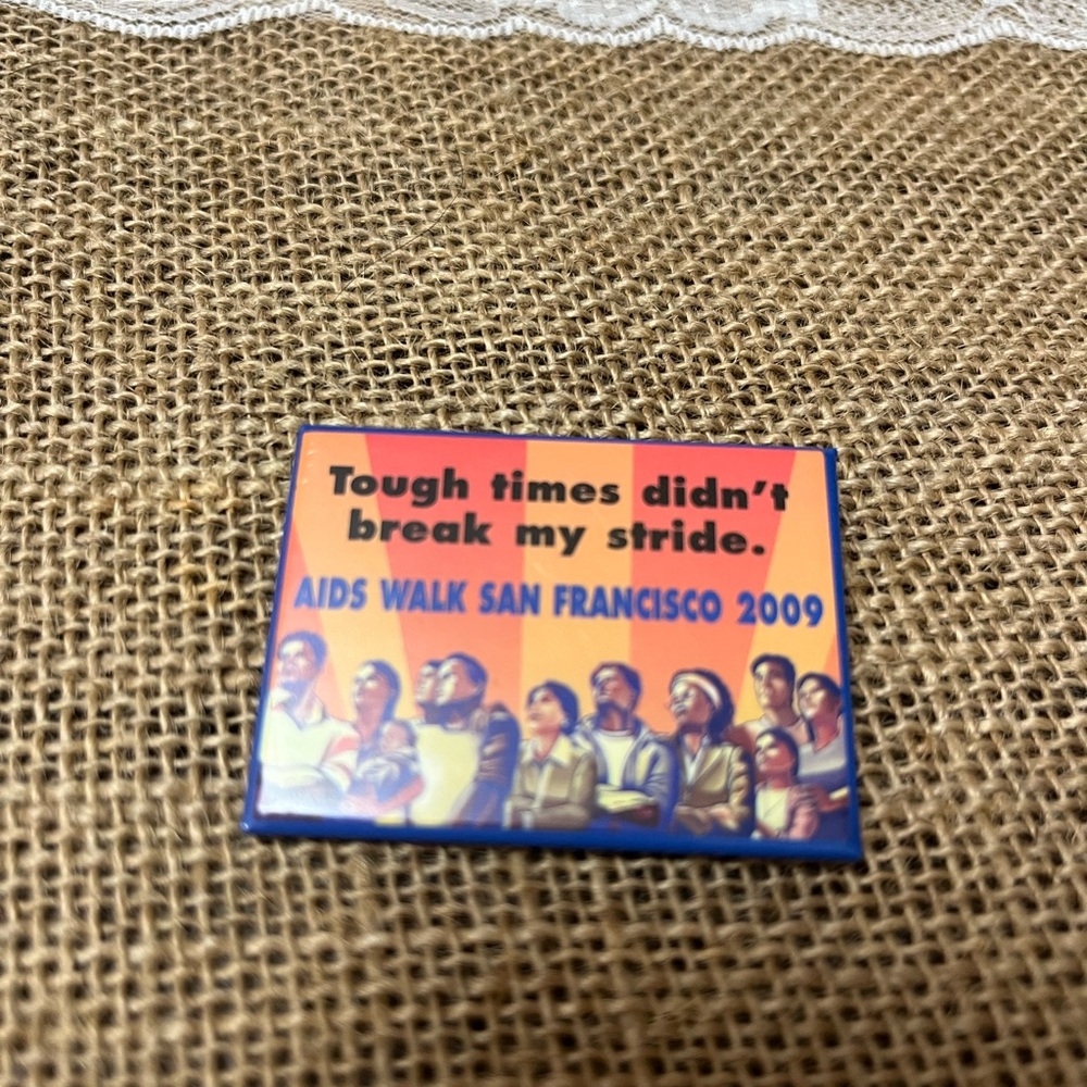 AIDS Walk San Francisco 2009 Pin